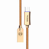 Cablu MicroUSB Mcdodo Auto Disconnect Gold (1m, QC3.0, led indicator)