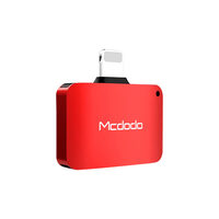 Adaptor Lightning la Dual Port Lightning Mcdodo Compact Red