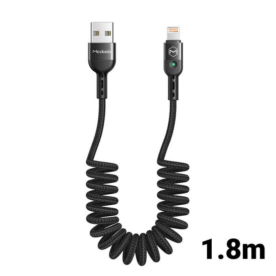 Cablu Lightning Mcdodo Omega Series Retractabil Black