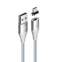 Conector MicroUSB Mcdodo pentru Cablu Storm Series Magnetic Argintiu (de rezerva)