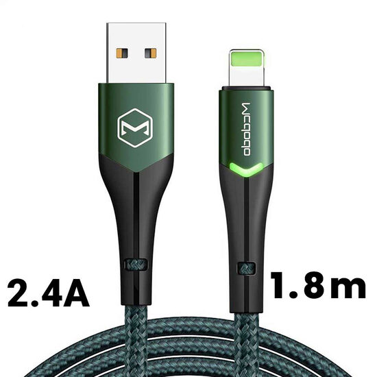 Cablu Lightning Mcdodo Magnificence Series Green