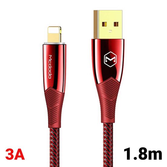 Cablu Lightning Mcdodo Shark Series Red