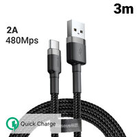 Cablu Type-C Baseus Cafule Series Gray & Black