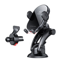 Suport Mcdodo Auto Space Series cu Wireless Charger 15W Black