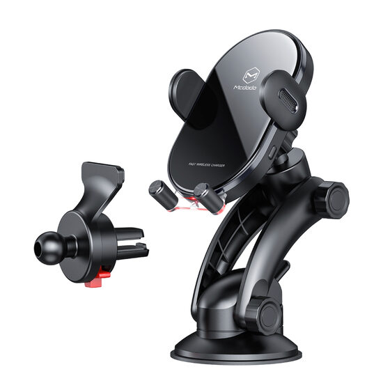 Suport Mcdodo Auto Space Series cu Wireless Charger 15W Black