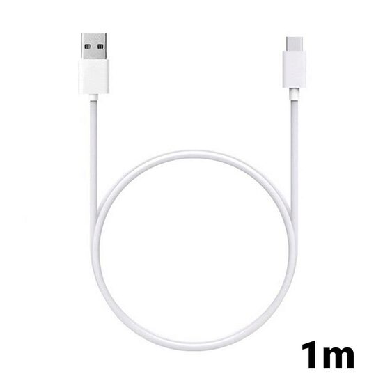 Cable Type-C Procell USB White 1m