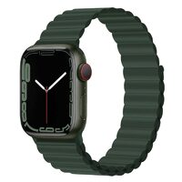 Apple Watch Strap 42mm / 44mm / 45mm Devia Deluxe Series Sport 3 Silicone Magnet Sequoia Green