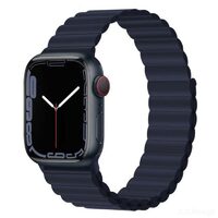Curea Apple Watch 38mm / 40mm / 41mm Devia Deluxe Series Sport 3 Silicone Magnet Indigo