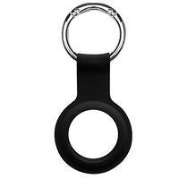 Devia Husa AirTag Silicon Key Ring Black(breloc chei)