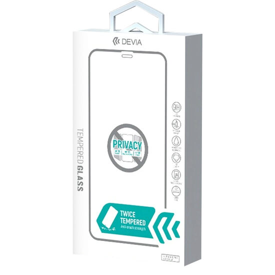 Folie iPhone 12 Mini Devia Sticla Real Series Privacy Twice Black