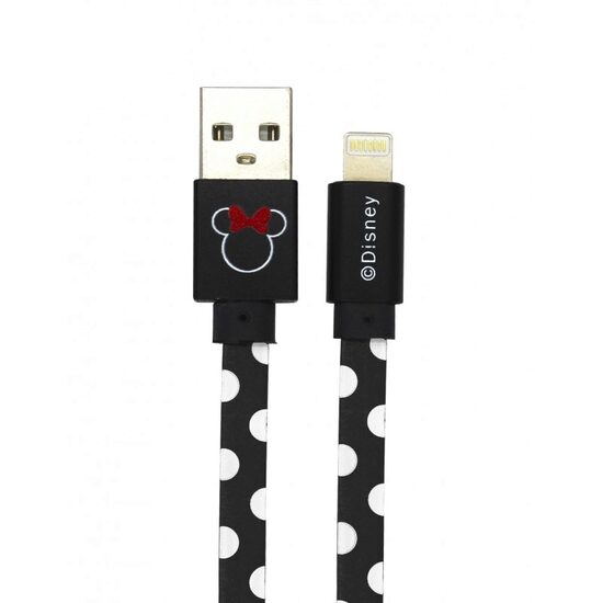 Cablu Disney USB Lightning Minnie Dots Black