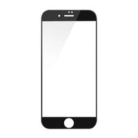 Folie iPhone SE 2020 / 8 / 7 / 6s / 6 Devia Sticla Temperata 3D Black (1 fata margini curbate + 1 sp