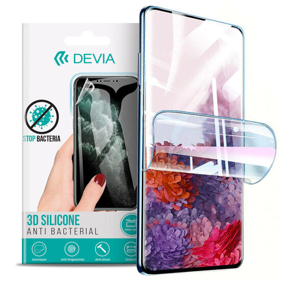 Folie Samsung Galaxy A03 / A03s / A02s Devia Silicon Antibacterian