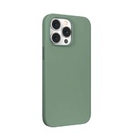 Case iPhone 14 Pro Max Devia Nature Series Silicone Magnetic Light Green