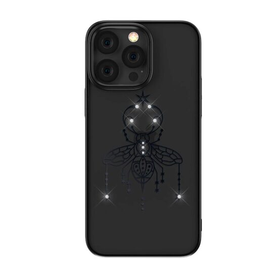 Case with Swarovski Crystals iPhone 14 Pro Max Devia Summer Series Protective Black