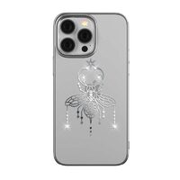 Case with Swarovski Crystals iPhone 14 Pro Max Devia Summer Series Protective Silver