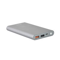 Acumulator extern Dual USB Devia King Kong Power Bank Deep Grey 8000 mAh incarcare rapida QC3.0