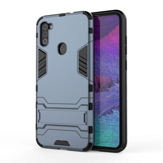 Case Samsung Galaxy A11 Lemontti Shockproof Case Navy Blue