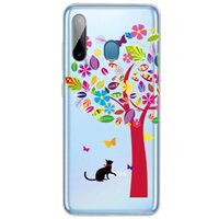 Husa Samsung Galaxy A11 / M11 Lemontti Painted Tree and Cat