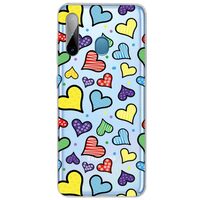 Husa Samsung Galaxy A11 / M11 Lemontti Painted Hearts