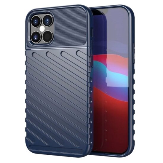 Husa iPhone 12 / 12 Pro Lemontti Thunderbolt Blue