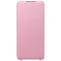 Husa Originala Samsung Galaxy S20 Plus Book Led View Pink