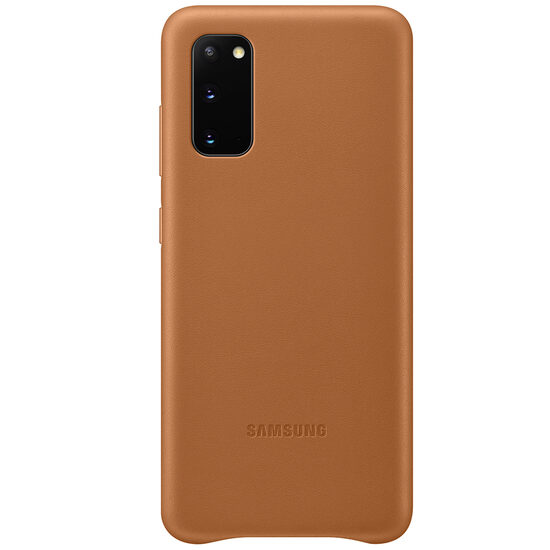 Husa Originala Samsung Galaxy S20 Leather Cover Brown