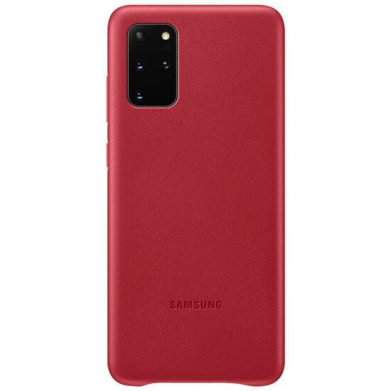 Husa Originala Samsung Galaxy S20 Plus Leather Cover Red