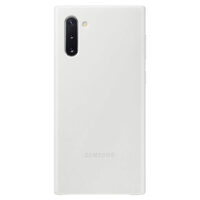 Husa Originala Samsung Galaxy Note 10 Leather Cover White