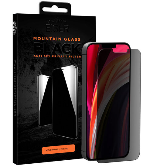Foil iPhone 12 / 12 Pro Eiger Glass 2.5D Privacy