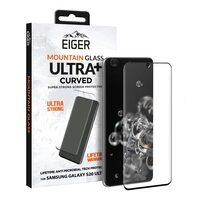 Folie Samsung Galaxy S20 Ultra Eiger Sticla 3D Ultra + Case Friendly Clear Black