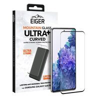 Folie Samsung Galaxy S20 FE / S20 FE 5G Eiger Sticla 3D Ultra + Case Friendly Clear Black