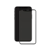Folie iPhone 11 Pro / XS / X Eiger Sticla 3D Edge to Edge Clear Black (0.33mm, 9H, perfect fit, curv