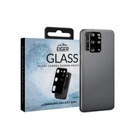 Folie de Sticla Camera Samsung Galaxy S20 Plus Eiger Glass Clear Black