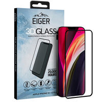 Folie iPhone 12 / 12 Pro Eiger Sticla Curbata 3D GRS Clear Black