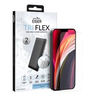 Folie iPhone 12 / 12 Pro Eiger Clear Tri Flex Clear 2 buc/pachet