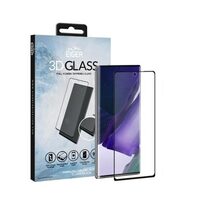 Folie Samsung Galaxy Note 20 Eiger Sticla 3D Edge to Edge Clear Black
