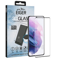 Folie Samsung Galaxy S21 Ultra Eiger Sticla 3D Case Friendly Clear Black