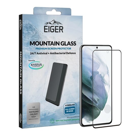 Folie Samsung Galaxy S22 Plus Eiger Sticla 3D Mountain Glass Clear