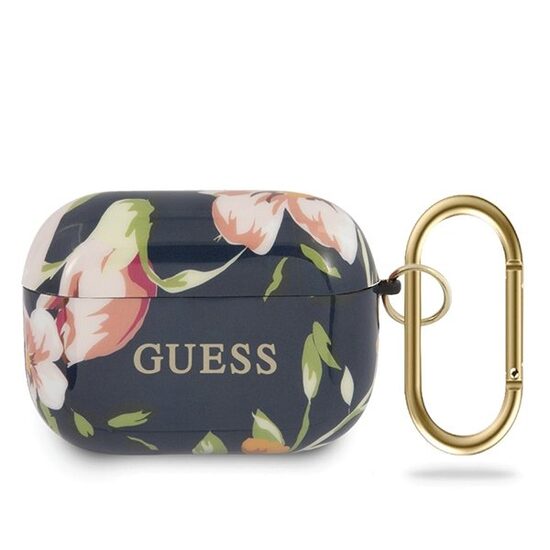 Airpods Pro Case Guess Flower Collection Blue