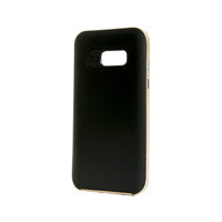 Husa Samsung Galaxy A3 (2017) Just Must Arm Duo Negru (textura carbon si bumper auriu)