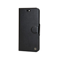 Husa Huawei P10 Just Must Book Slim I Black (carcasa ultraslim flexibila)