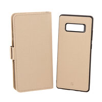 Husa Samsung Galaxy Note 8 Just Must Book Car Wallet Beige (carcasa interior detasabila)