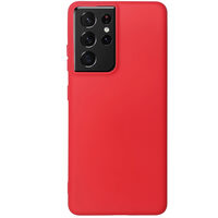 Husa Samsung Galaxy S21 Ultra Just Must Silicon Candy Red