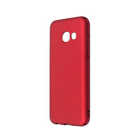 Carcasa Samsung Galaxy A3 (2017) Just Must Uvo Red (material fin la atingere, slim fit)