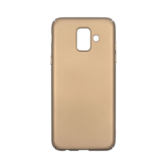 Husa Samsung Galaxy A6 2018 Just Must Uvo Gold(material fin la atingere, slim fit)