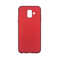 Carcasa Samsung Galaxy A6 (2018) Just Must Uvo Red (material fin la atingere, slim fit)