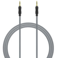 Cablu Jack 3.5mm Lemontti Audio Negru 1m