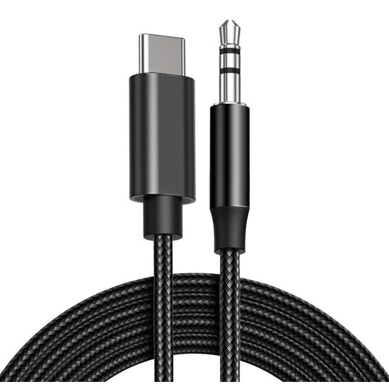 Cable Type-C to 3.5mm Jack Lemontti Audio Black