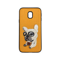 Carcasa Samsung Galaxy J5 (2017) Lemontti Embroidery Orange Puppy